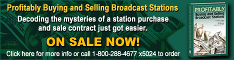 Buy the book: Profitably Buying and Selling Broadcast Stations
