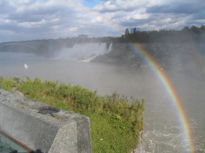 Niagara Falls, Ont., looking at Niagara Falls, N.Y. [Photo: Adam R Jacobson]