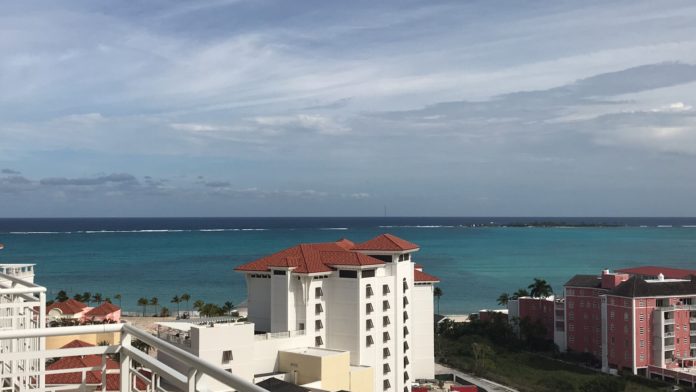 The view from Baha Mar, in Nassau
