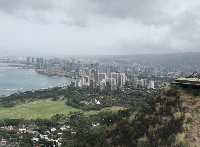 Honolulu, from atop Diamondhead [Photo: Adam R Jacobson/RBR]