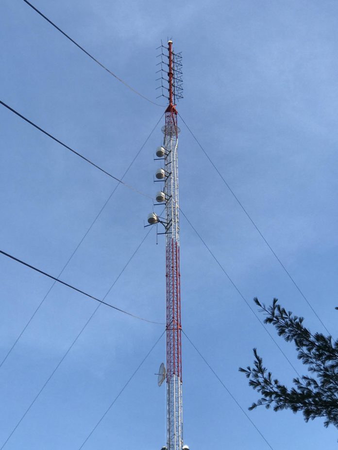 WSEW-FM's new tower