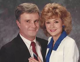 A vintage picture of Denny and Marge Hazen.