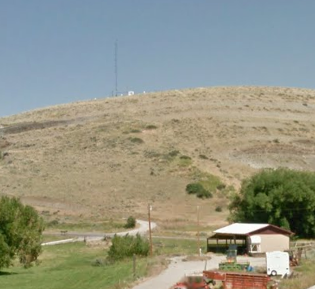 The KDLY-FM tower serving the Lander and Riverton, Wyo., area.