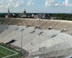 Notre Dame University's football stadium