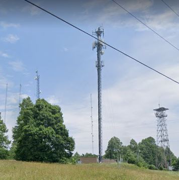 The WKYB-FM tower